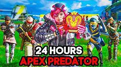 I Played in Apex Predator for 24 Hours Straight (Apex Legends Movie)
