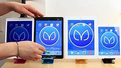 iPad Air 2 vs iPad Air 1 vs iPad 4 vs iPad Mini 3 (SPEED TEST, VELOCIDAD