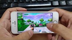 Test Game Fortnite Mobile on iPhone SE