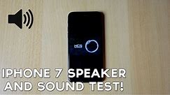 Apple iPhone 7 Speaker / Sound Test!