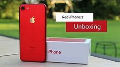 Product Red iPhone 7 Unboxing!!