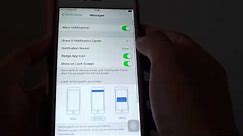 iPhone 6 Plus: How to Turn On / Off Text Messages Notification Sound