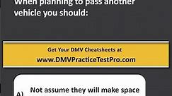 CA DMV WRITTEN TEST Senior Renewal Q60 dmv Senior Test #dmvwrittentest #dmvpracticetest