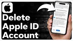 How To Delete Apple ID Account