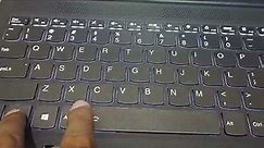 How to Turn On / Off Keyboard Back Light In Lenovo Laptop | #backlit #lenovo #lenovoBacklit