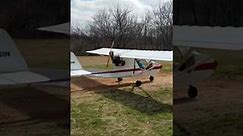 Hopkins ultralight flying, this plane is for sale 4500.