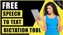 How to use Microsoft Windows speech to text dictation - Free dictation tool for Windows PC