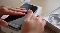 Unboxing iPhone 15 Pro 🍏 (White Titanium) | asmr, no talking