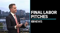 Labor and Coalition make final pitches on NSW election eve