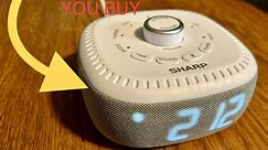 Customer Review of Sharp Sound Machine Alarm Clock and Bluetooth Speaker