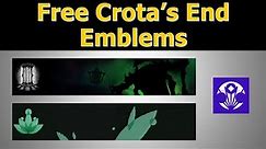 Free Crota's End Emblems & New Prime Gaming Emblem | Destiny 2 Season of the Witch