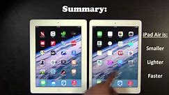 iPad Air vs iPad 4 Full Comparison