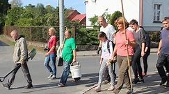 Cybinka: W ramach inicjatywy lokalnej Mieszkańcy zasadzili w całej miejscowości lawendę. Można powiedzieć, ze Cybinka jest lawendowa