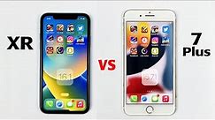 iPhone XR vs iPhone 7 Plus in 2022 - SPEED TEST! iOS 16.1 vs iOS 15.7.1⚡️