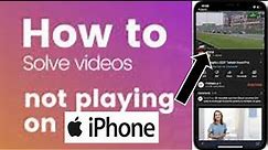 How To Fix Videos Not Playing On The iPhone Youtube Videos Not Playing On iPhone SOLVED