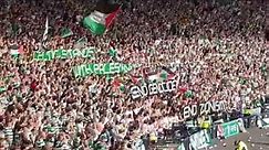 Celtic Fans Show Support For Palestine During Scottish Cup Final