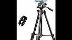 UBeesize 54 Inches Camera Tripod Review – Pros & Cons - Travel Tripod for iPhone with Bag
