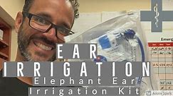 How to irrigate the ear wax out