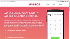 Make Free Internet Calls using PopTox