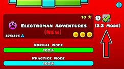 Official Levels 2.2 mode | Geometry dash 2.2