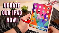 How to Update Old iPad to iOS 14/15/16/17 Easily! (Worked)