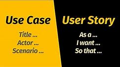 Understanding Use-Cases & User Stories | Use Case vs User Story | Object Oriented Design | Geekific