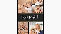 Custom Phone Case for iPhone 7 Plus 8 Plus, Custom Name Phone Case, Protective Cover Shockproof Personalized Photo Phone Case Gift for Birthday Christmas Best Friends,Black