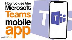 Microsoft Teams- using the phone app
