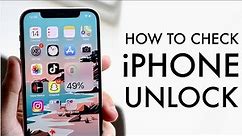 How To Check If a iPhone Is Unlocked! (2021)