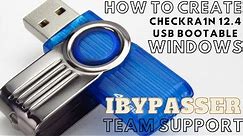 how to make checkra1n 12.4 usb bootable (windows)