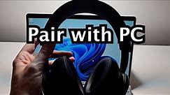 How to Connect Xbox Wireless Headset to PC