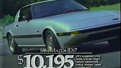 1984 Mazda RX7 Commercial