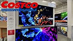 Costco! MASSIVE AMOUNT OF HIGH END TVS ON DISPLAY FOR 2022!!! OLED QLED