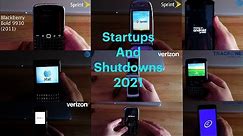 Startup/Shutdown Compilation of all my mobile devices (2021)