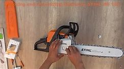 Unboxing and Assembling STIHL MS 180 Chainsaw in 2 minutes - Bob The Tool Man