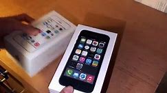 iPhone 5S unboxing (Space Gray)