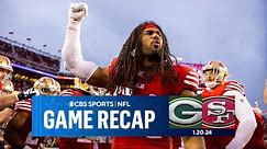 49ers EDGE Packers for 3rd STRAIGHT NFC Championship appearance | Game Recap | CBS Sports