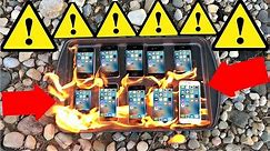 What Happens If You Set Every iPhone on Fire? Don't Drop Your iPhone in Fire! A Fire Test and Review