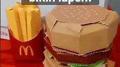 Papercraft McD Big Mac and French fries 👍