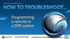 How to program your DIRECTV remote for the DIRECTV Residential Experience(DRE)