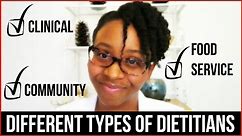 THE DIFFERENT TYPES OF DIETITIANS + WHAT THEY DO