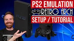 PlayStation 2 (PS2) Emulator on RetroArch: PCSX2 Core (Install guide: setup / config / tutorial)