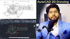 AutoCAD 2D Practice Drawing | Making 2D Drawing with Dimensions
