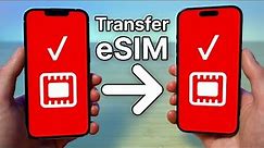 How To Transfer Verizon eSIM from One iPhone To Another (UPDATED 2023)