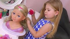Make up for Baby Doll toys Video for children