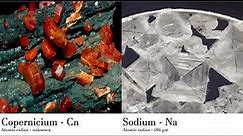 Copernicium - Cn vs Sodium - Na Comparing Element attributes Atoms