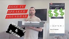 Bose TV speaker review, unboxing & settings soundbar - honest Bose TV speaker review sound bar