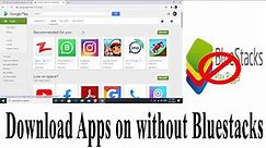 How to install apps in pc/laptop without bluestacks (simple and easy)