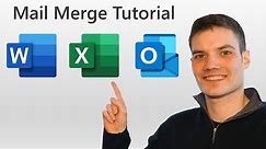 How to Mail Merge in Word, Excel & Outlook