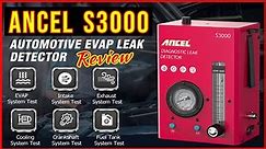 Ancel S3000 Automotive Smoke Machine and Leak Detector for Easy Evap Leak Testing